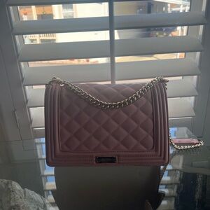 BCBG Paris Pink Quilted Crossbody Bag
